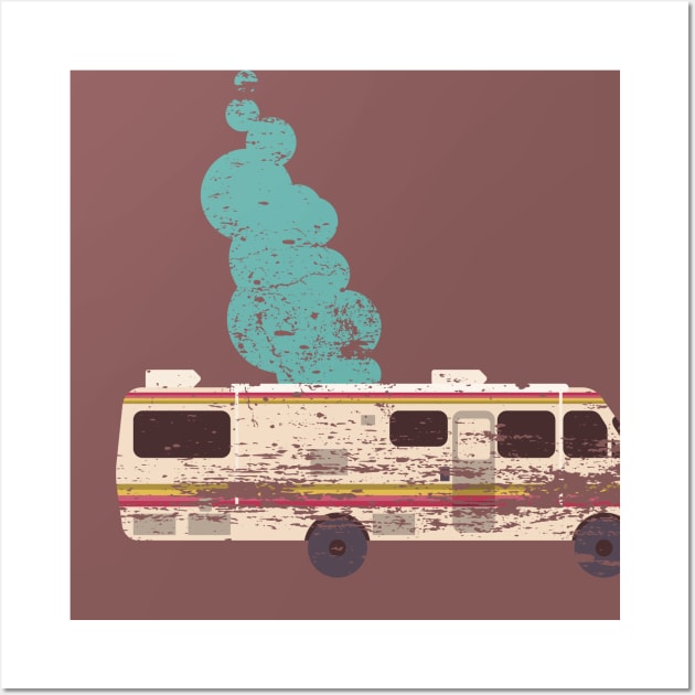 Breaking Bad Meth Lab Van Wall Art by Alexventura